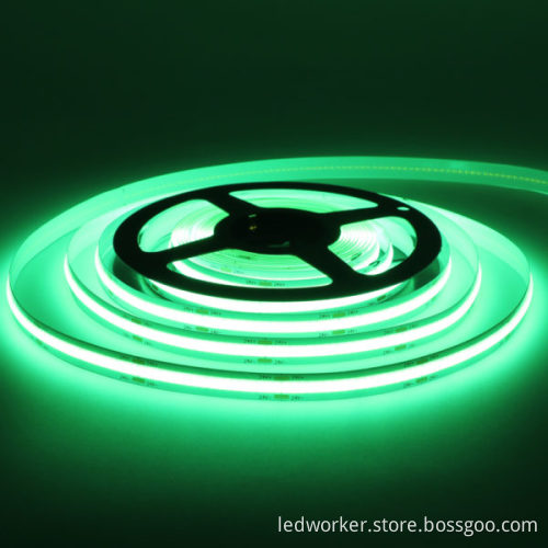 Shenzhen High Quality 12V/24V COB RGB LED Strip Lights
